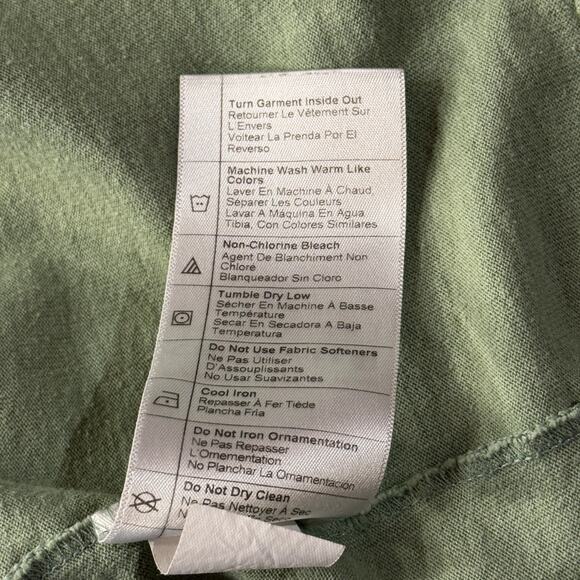 Carhartt Small Mens Loose Fit Shirt Cuffed Long Sleeve Crew Neck Shamrock Green - Picture 11 of 11